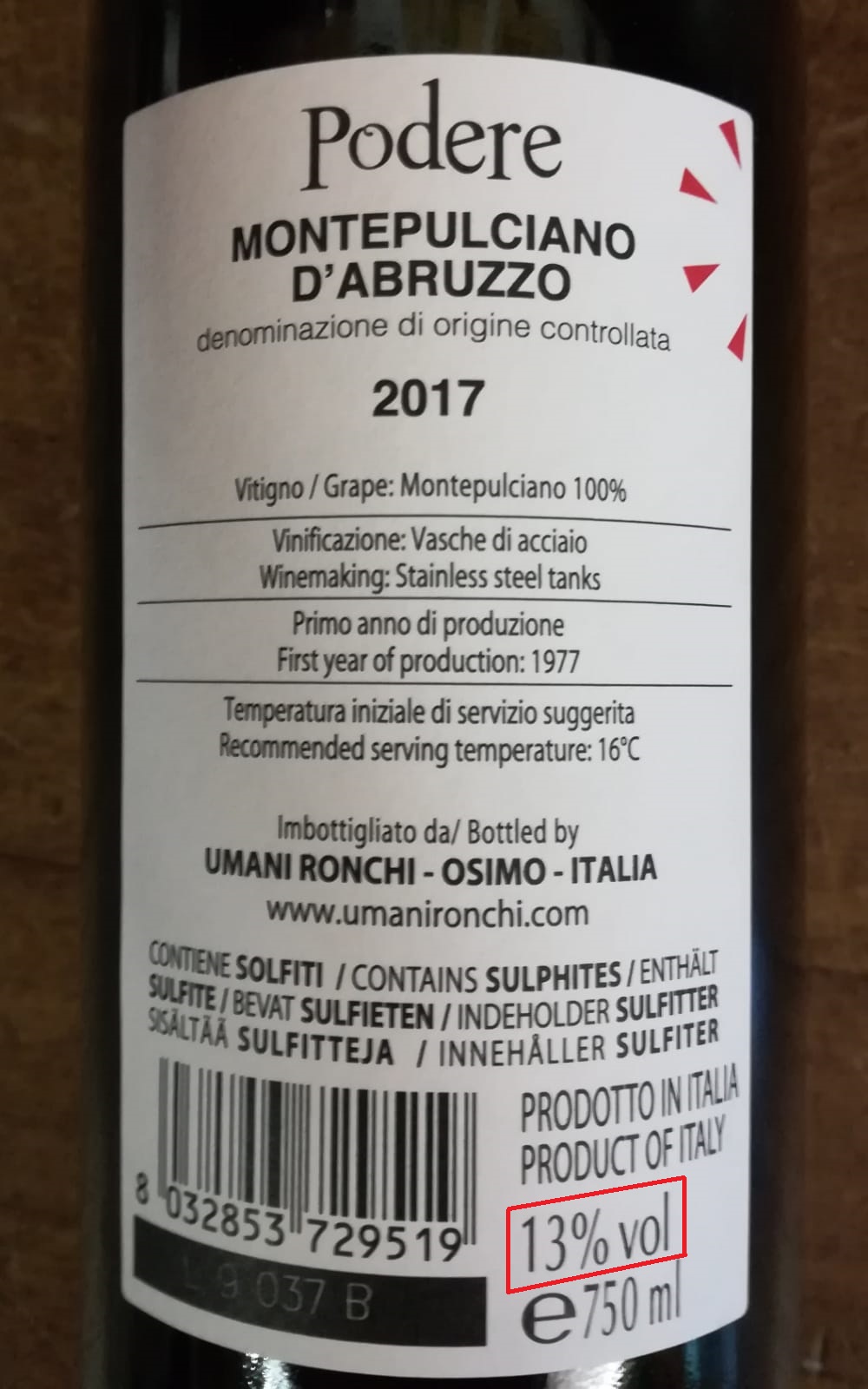 Grado alcolico