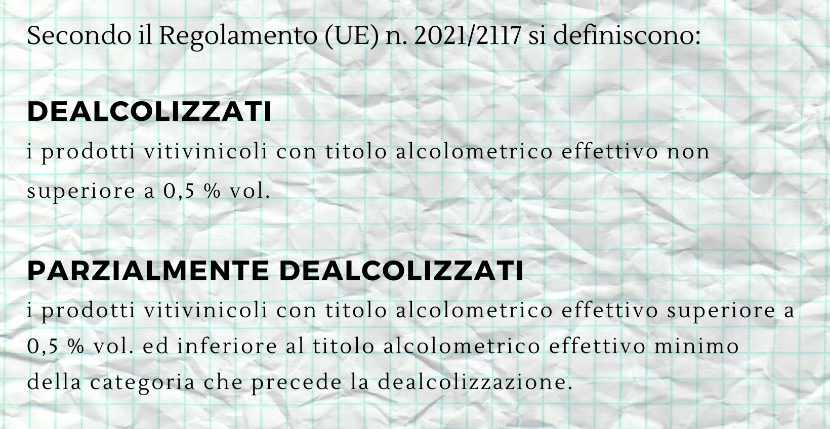 Vini dealcolizzati: Houston, abbiamo un problema