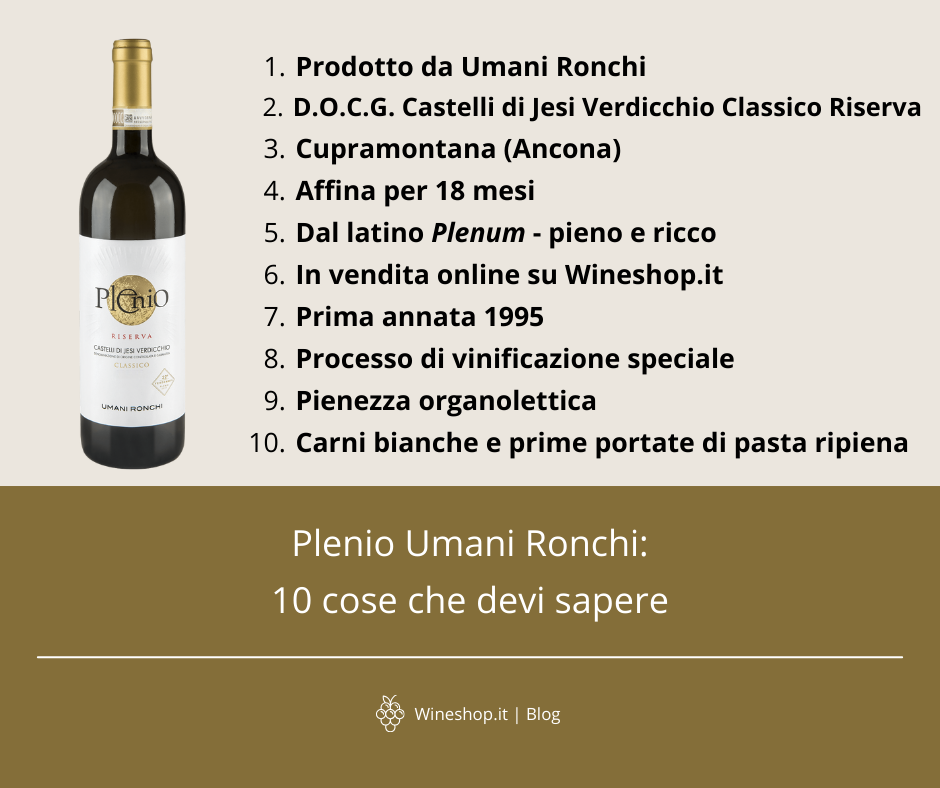 Plenio Umani Ronchi: 10 cose che devi sapere