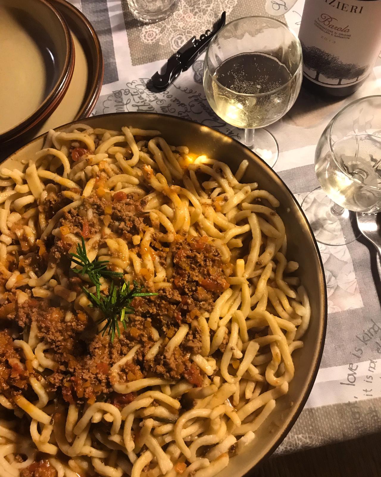 Abbinamento Vino e Pici