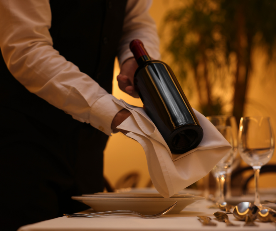 What is the maximum number of wines you can serve during a meal?