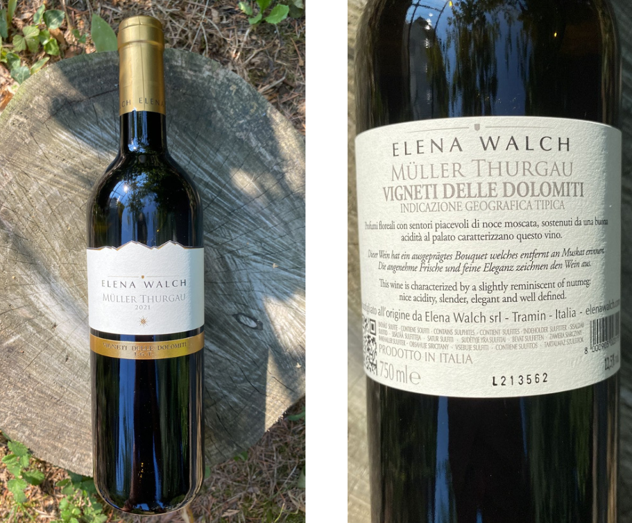 Müller Thurgau Elena Walch 2021