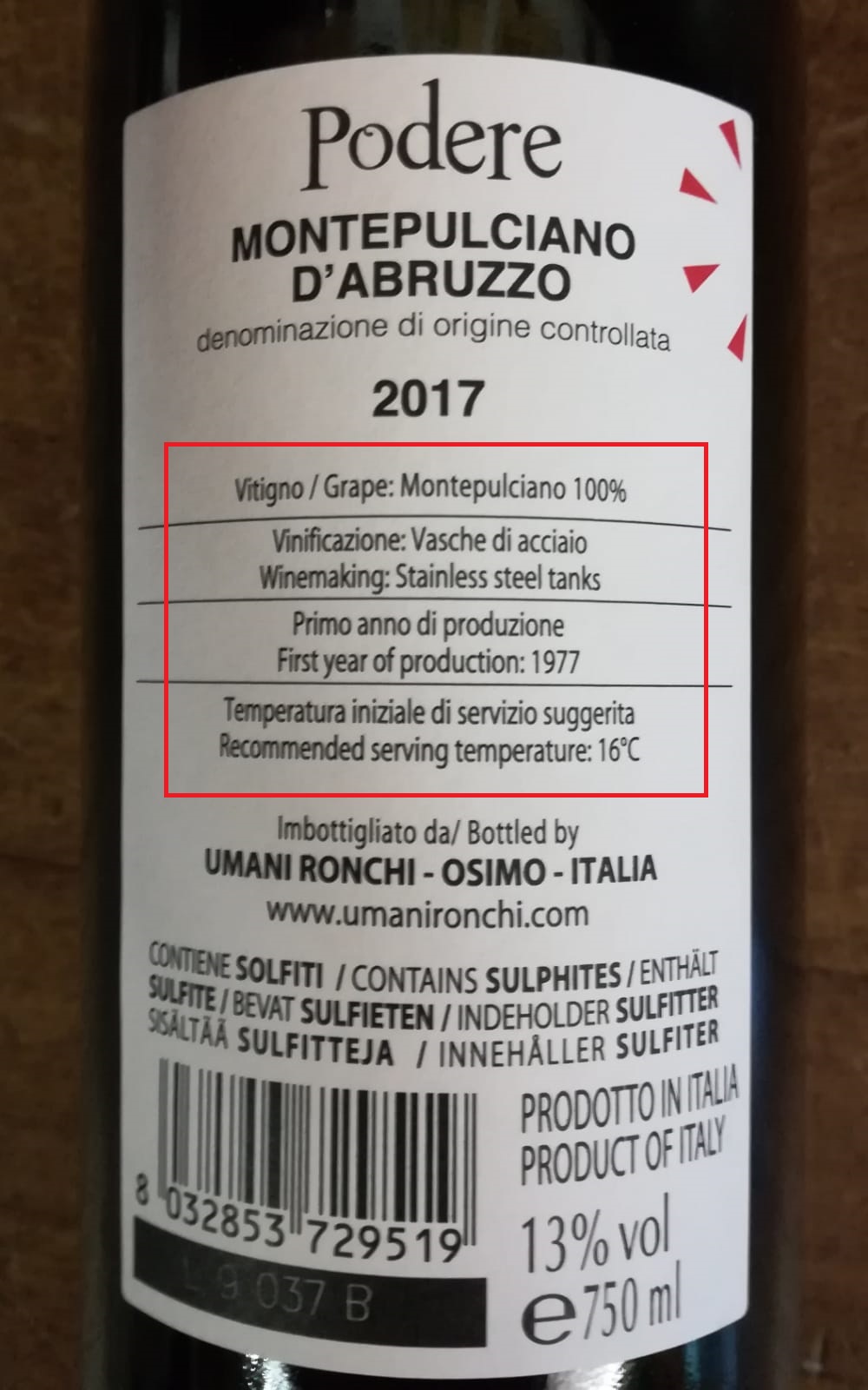 Altre indicazioni