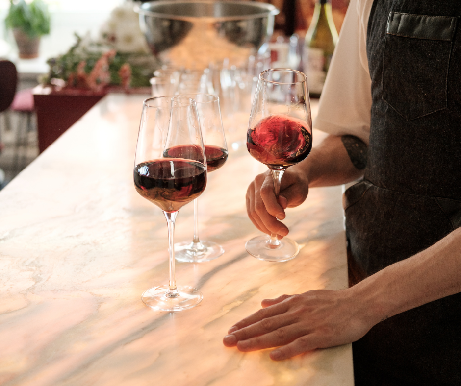 Why do you taste wine in a restaurant?