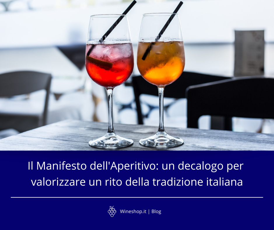 Il Manifesto dell'Aperitivo: un decalogo per valorizzare un rito della tradizione italiana
